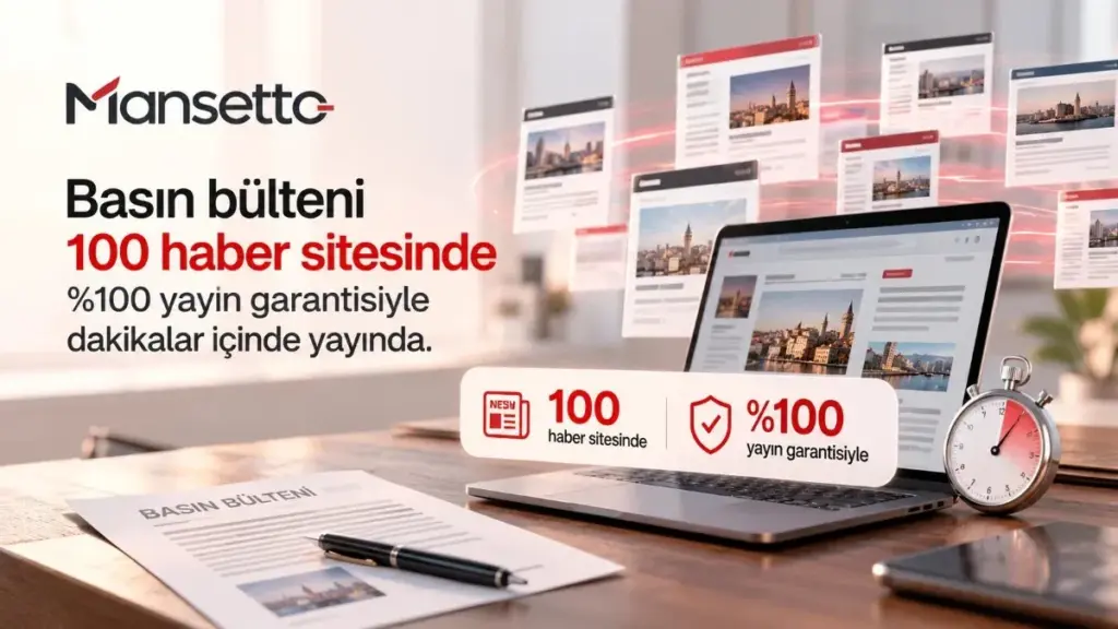 Aynı metinle 100 haber sitesinde yaklaşık bir dakikada bülten yayınlayan Mansetto hizmete girdi