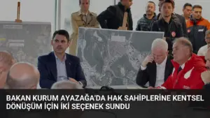 Bakan Kurum Ayazağa’da Hak Sahiplerine Kentsel Dönüşüm İçin İki Seçenek Sundu