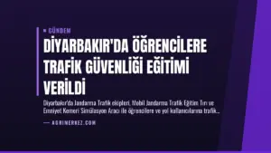 Diyarbakır’da Öğrencilere Trafik Güvenliği Eğitimi Verildi