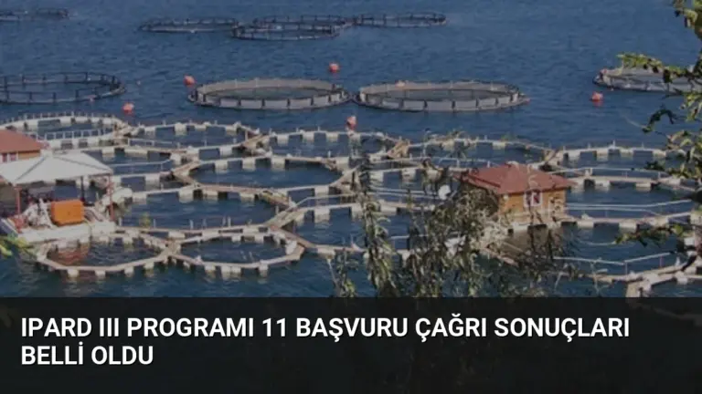 IPARD III Programı 11 Başvuru Çağrı Sonuçları Belli Oldu