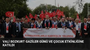 Vali Bozkurt Gaziler Günü ve Çocuk Etkinliğine Katıldı